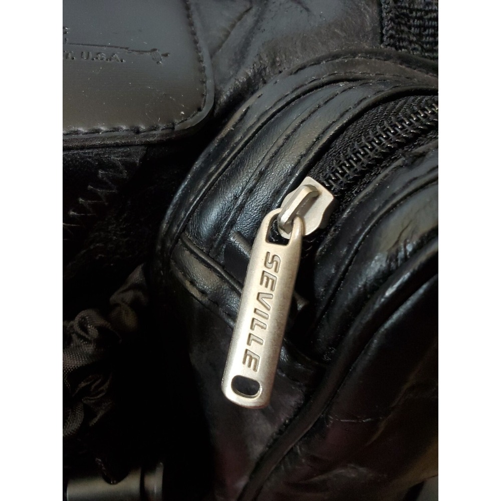 Seville Leather Weekend Leather Patchwork Black D… - image 7